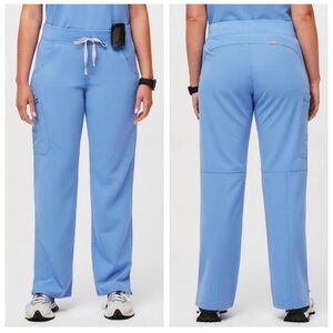 Figs Kade Cargo Scrub Pants- Ceil Blue Size small